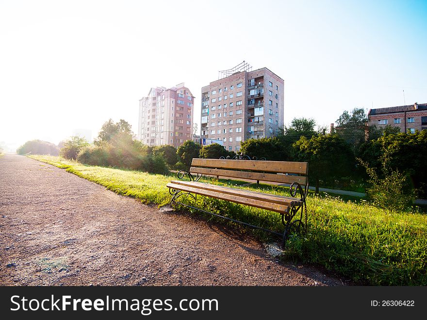 Wooden Bench