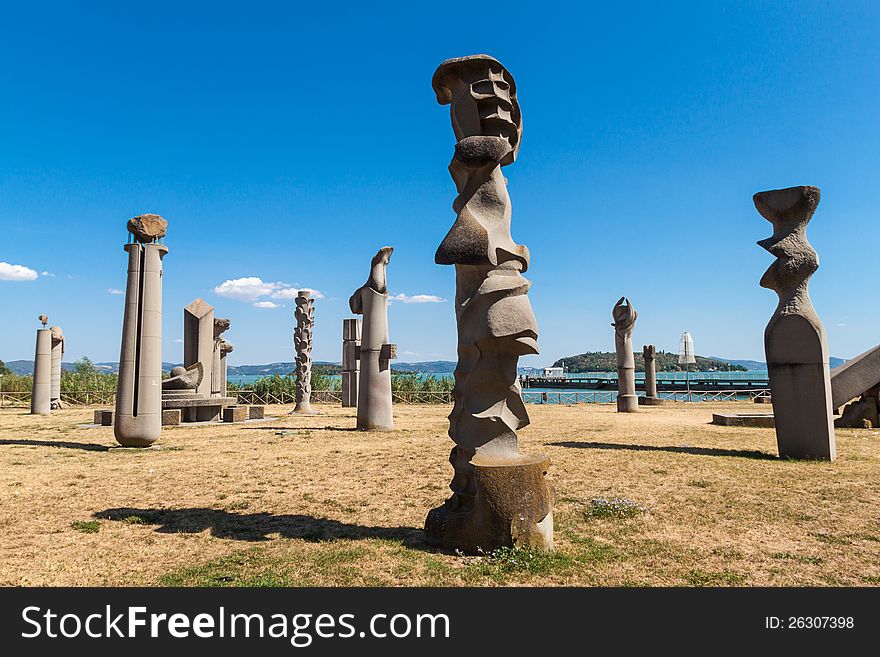 Columns of campo del sole. Columns of campo del sole