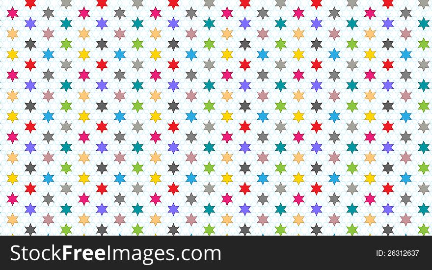 Background texture with color stars and empty stars. Background texture with color stars and empty stars