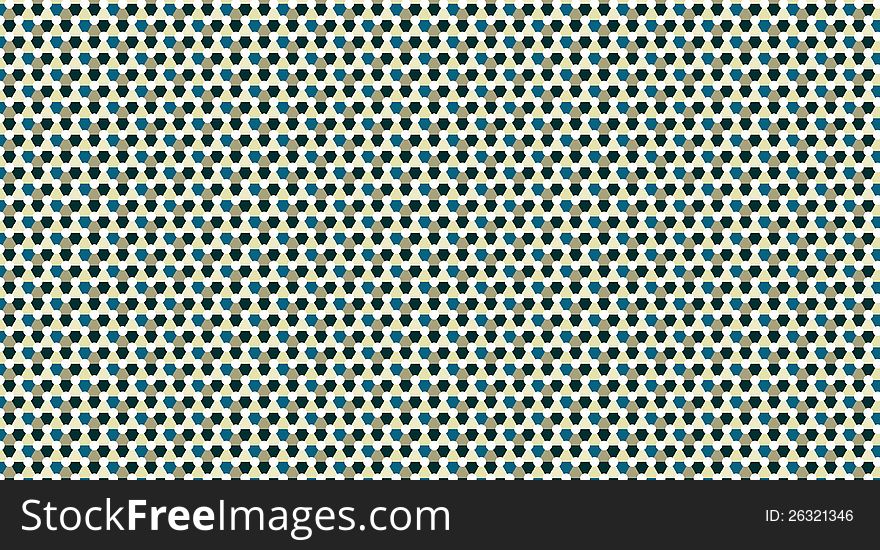 Dark Shades Background With Circles And Triangles
