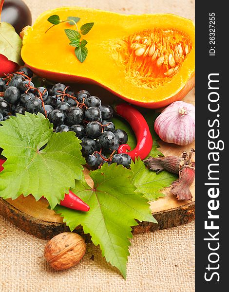 Autumn Fruits And Vegetables