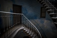 Grunge Stairs In Abandoned Building Royalty Free Stock Images Grunge Stairs In Abandoned Building Royalty Free Stock Images