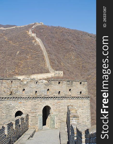 Tower of great Wall of China