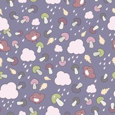 Seamless Pattern With Birds Stock Photo Seamless Pattern With Birds Stock Photo