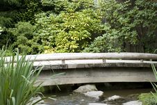 Wooden Bridge In Japanese Garden Stock Photo Wooden Bridge In Japanese Garden Stock Photo