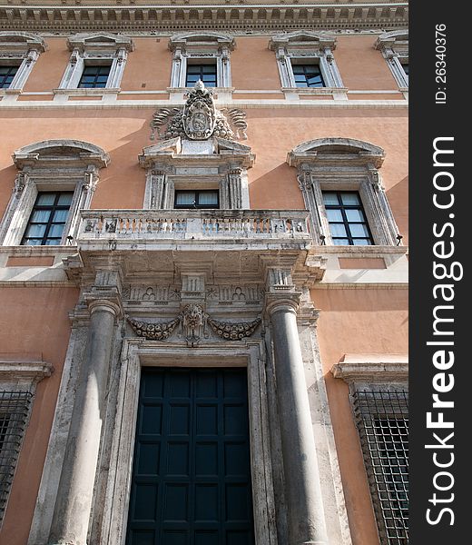 Decorative entrance to the Lateran Palace. Decorative entrance to the Lateran Palace