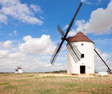 Medieval Windmills Stock Photography Medieval Windmills Stock Photography