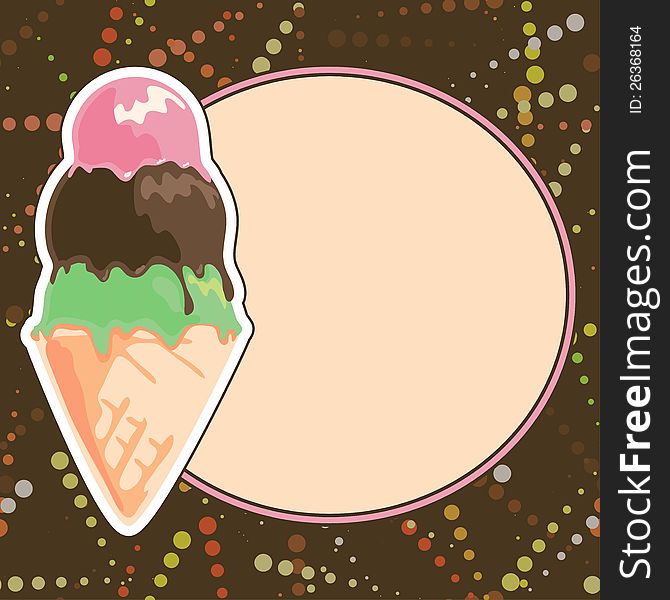 Seamless background may use as cafe menu , ice cream party background. Seamless background may use as cafe menu , ice cream party background