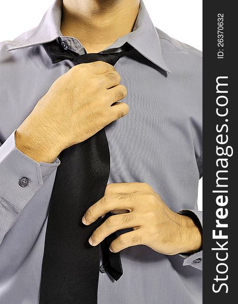 Adjusting Necktie