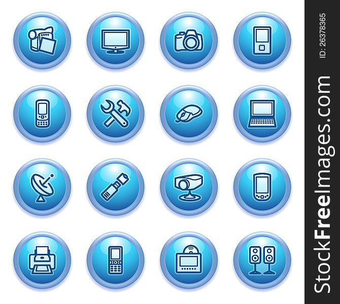 Vector icons set for websites, guides, booklets. Vector icons set for websites, guides, booklets.