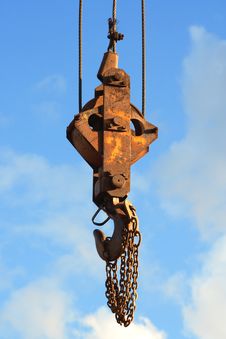 Crane Hook Royalty Free Stock Images Crane Hook Royalty Free Stock Images