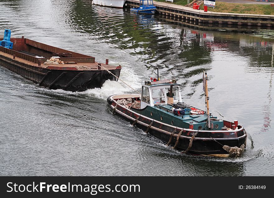 Tugboat on the River Thames