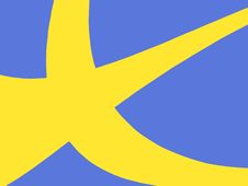 Fractal Flag Of Sweden. Stock Photography Fractal Flag Of Sweden. Stock Photography