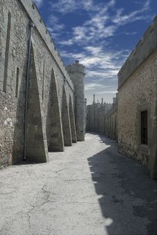 Street In Courtyard Ancient Royalty Free Stock Photography Street In Courtyard Ancient Royalty Free Stock Photography