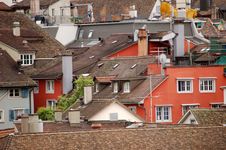 Old Swiss Rooftops Stock Photos Old Swiss Rooftops Stock Photos