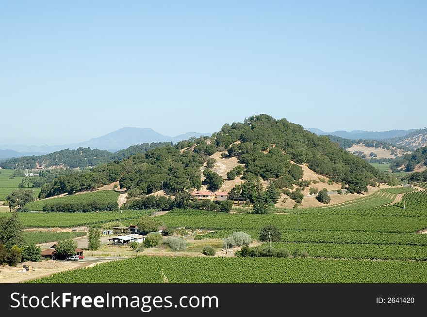 View Of Napa Wine District