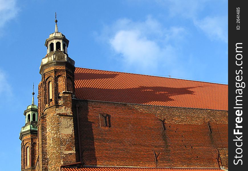 Historical building - church, Gdansk, Poland,