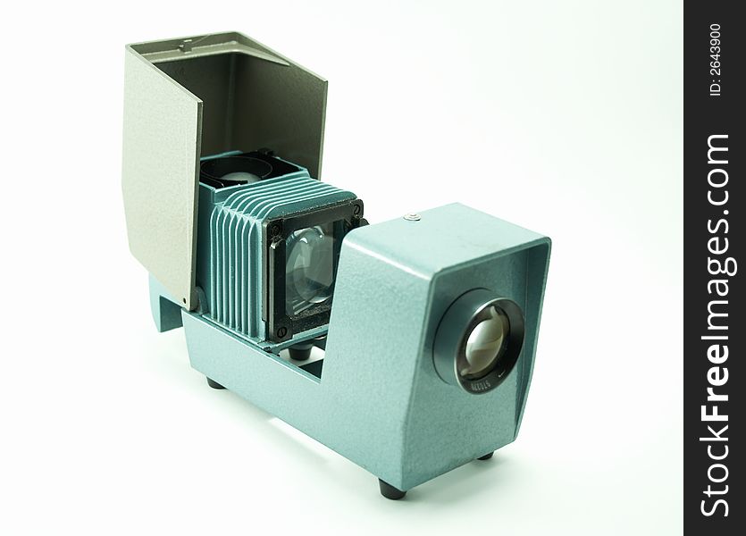 The old device for viewing slides