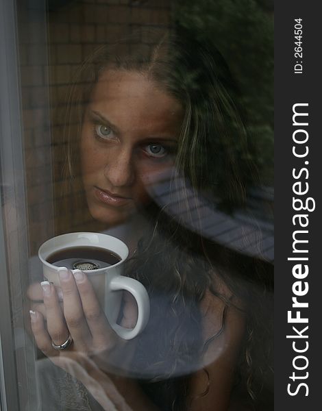 Teenager At The Window