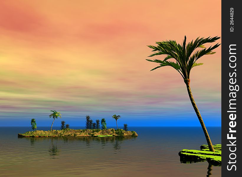 Beautiful Tropical Scene