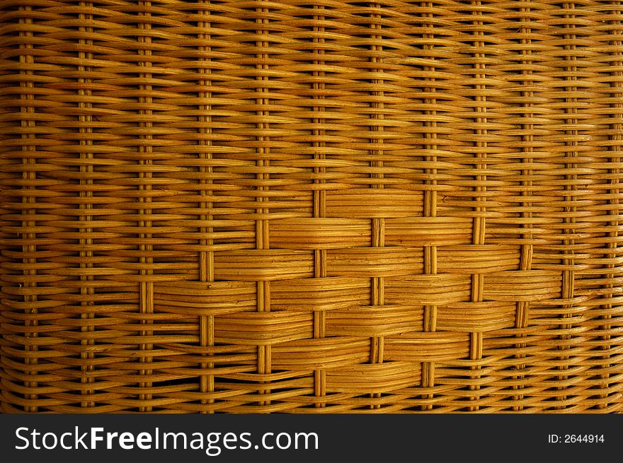 Stock macro photo of the texture of wickerwork. Useful for layer masks or as a patterned background.