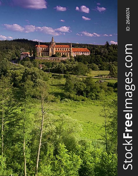 The monastery Kladruby - Czech Republic