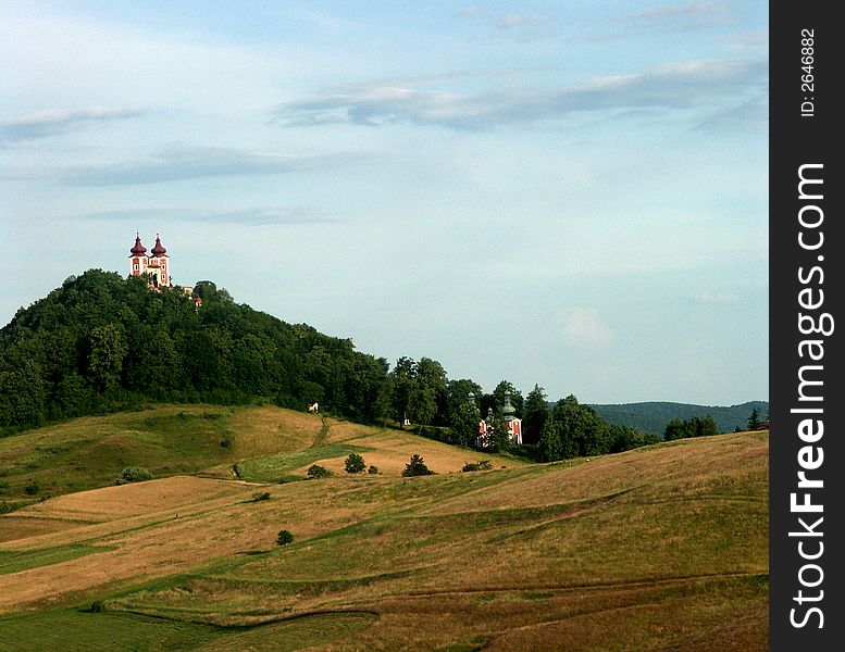 Baroque character of church in Slovac. Baroque character of church in Slovac