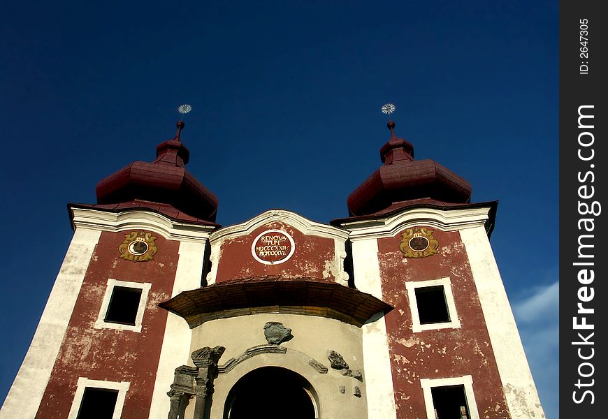 Baroque character of church in Slovac. Baroque character of church in Slovac