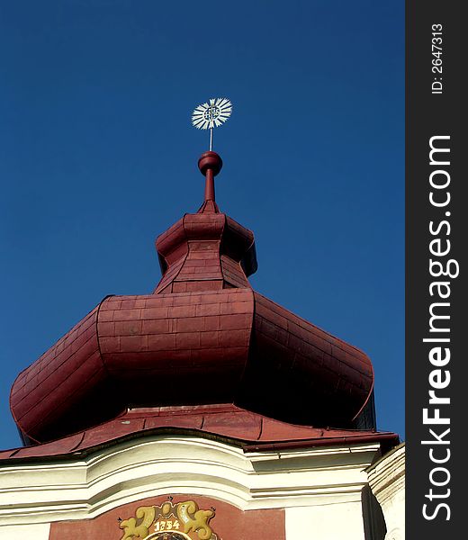 Baroque character of church in Slovac. Baroque character of church in Slovac