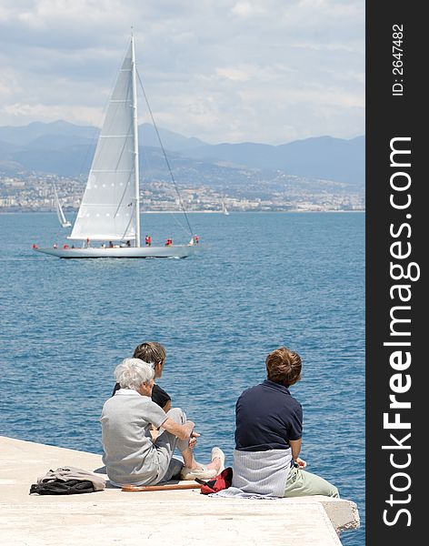 The Antibes ships races 2007, nice boat