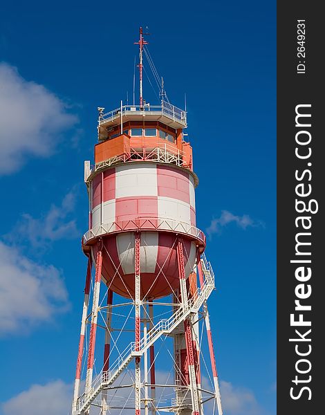 Historic Pearl Harbor Naval Shipyard water tower. Historic Pearl Harbor Naval Shipyard water tower