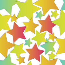 Seamless Stars Over White Royalty Free Stock Photography Seamless Stars Over White Royalty Free Stock Photography