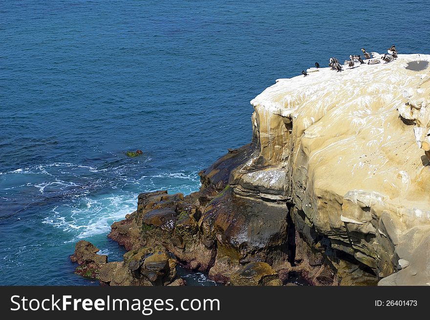 La Jolla Cliff  Water View. La Jolla Cliff  Water View