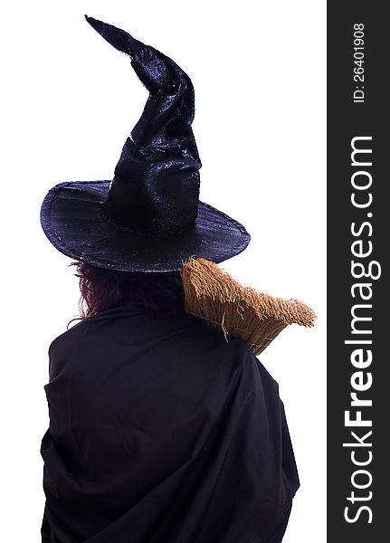 Girl In Halloween Witch