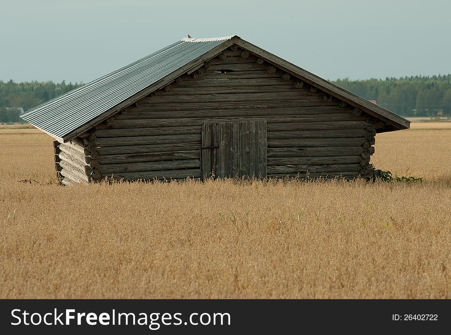 An old shed on the finnish countryside. An old shed on the finnish countryside.