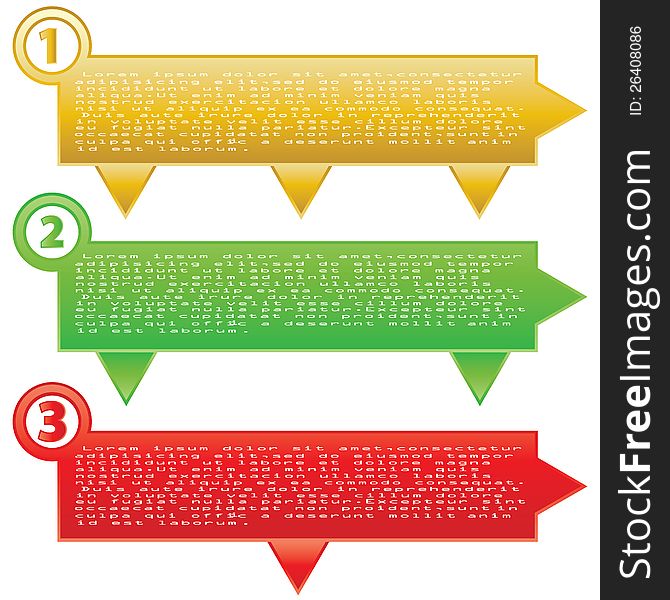 Best choice, offer and seller labels with ribbon. Vector.