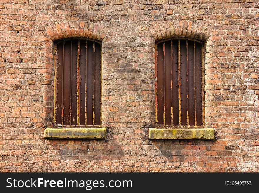 Twin windows in storehouse