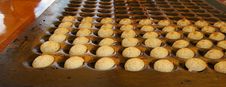 Poffertjes, Dutch Pancakes. Royalty Free Stock Images