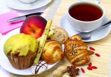 Tea And Cookies Royalty Free Stock Images Tea And Cookies Royalty Free Stock Images