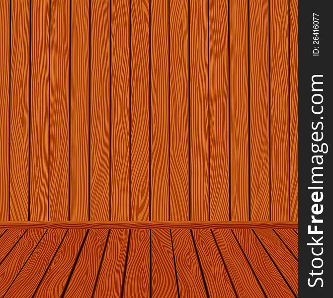 Vector wooden texture interior room background eps 8