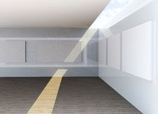Futuristic Architecture, Gallery Interior Royalty Free Stock Photos Futuristic Architecture, Gallery Interior Royalty Free Stock Photos