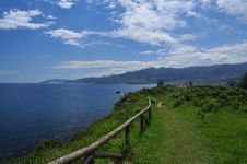 North Spanish Coastal Path. Asturias Royalty Free Stock Photo North Spanish Coastal Path. Asturias Royalty Free Stock Photo