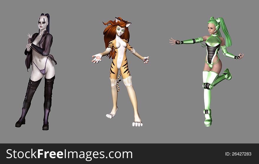 Fantasy Digital Characters