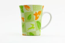 Green Nature Mug Royalty Free Stock Images