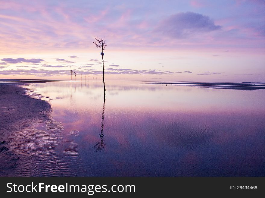 Sunset at Cape Cod Harbor