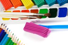 Clay And Paint Royalty Free Stock Photography Clay And Paint Royalty Free Stock Photography