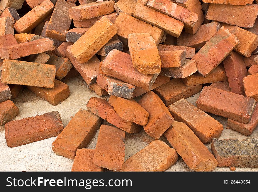 Group of bricks