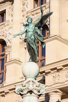 Sculpture Near History Museum In Vienna, Austr Royalty Free Stock Photo