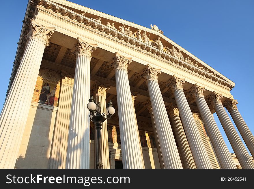 Austrian Parliament In Vienna, Austria