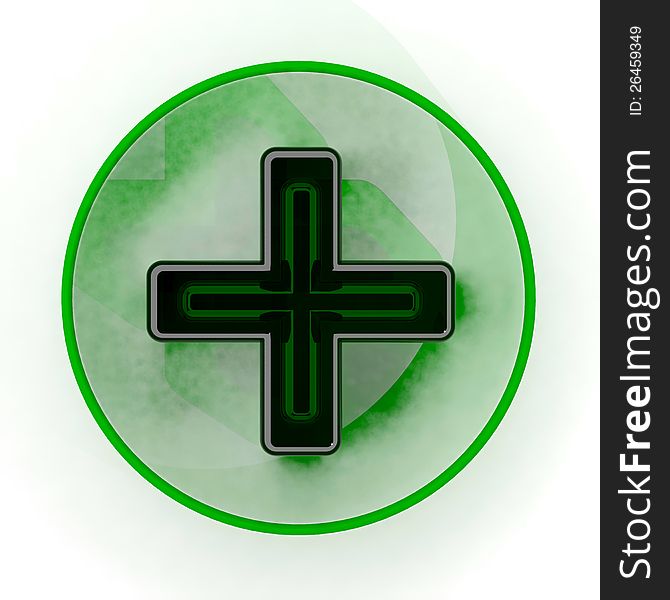 Pharmacy green cross sign